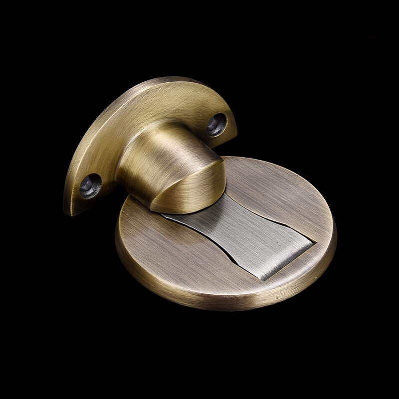Legering Magneet Deur Stopt Magnetische Deur Stopper Non-Punch Deur Holder Verborgen Doorstop Meubels Deur Hardware: 4