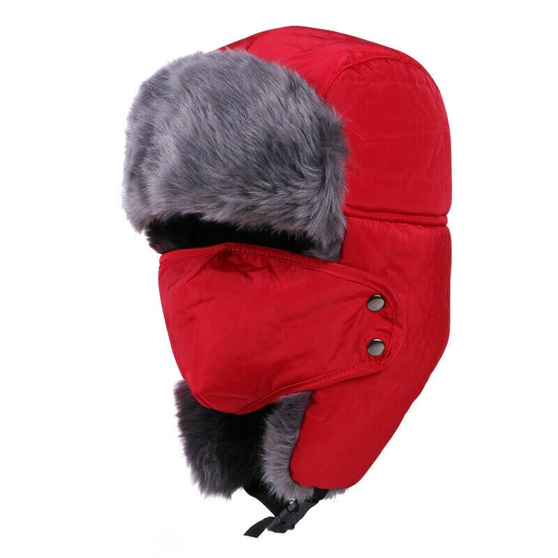 Gorros de felpa a prueba de frío para invierno, gorro cálido para la oreja, para exteriores, a prueba de viento, grueso, cálido, para nieve, para hombre y mujer, TT @ 88