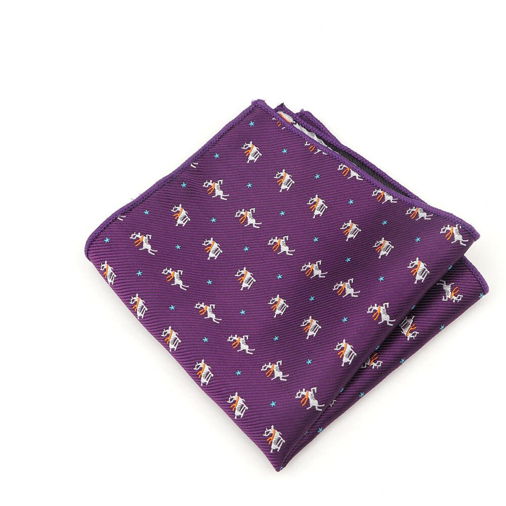 Mannen Polyester Zijden Zakdoek Pocket Plein Vintage Stof Zakdoeken Paraplu Auto Vis Vliegtuigen Fiets Borst Handdoek 23*23 cm: 12
