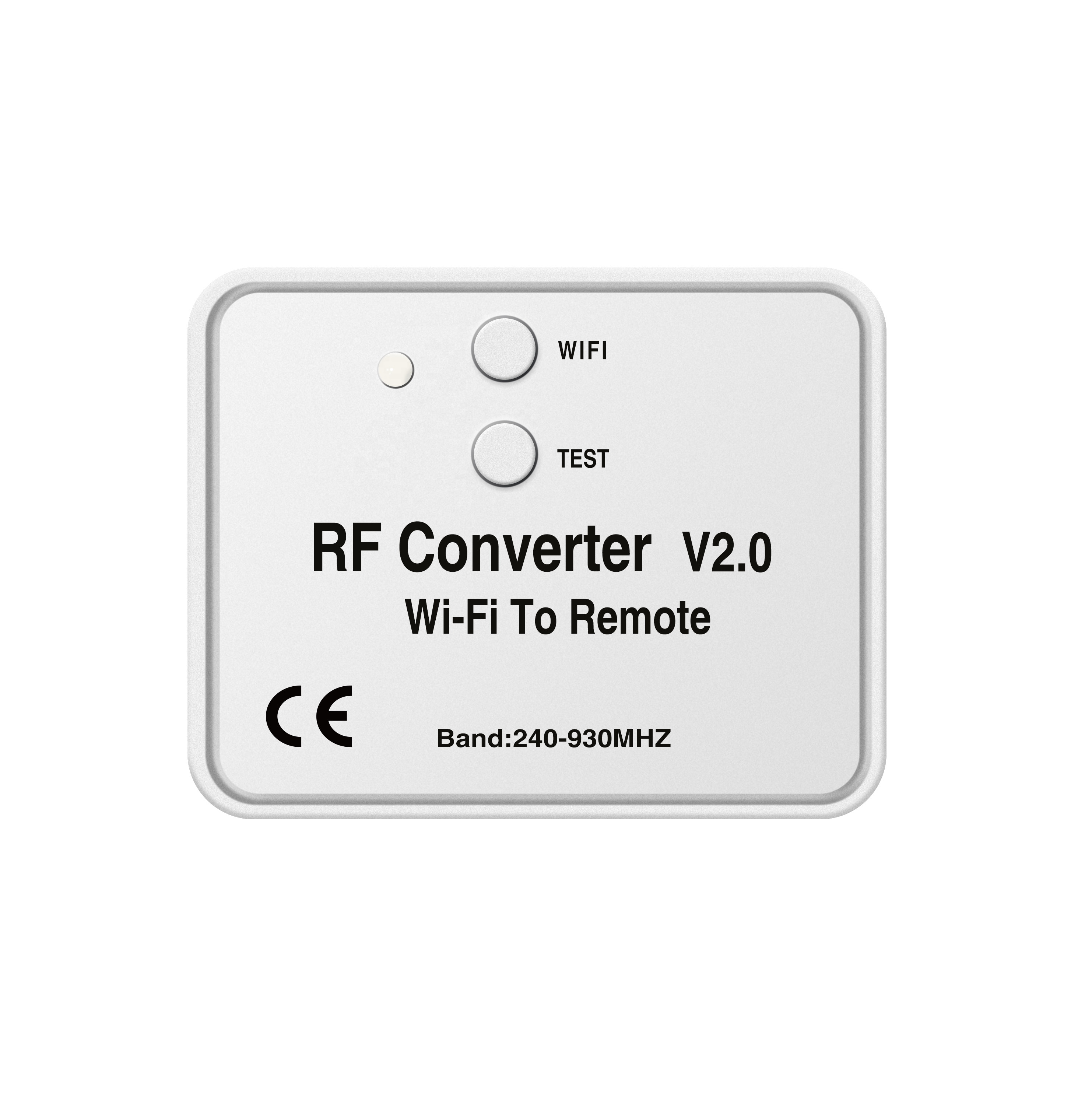 Wifi til rf-konverter understøtter multifrekvens 240-930 mhz sendere 2.4g smart fjernbetjening mobil app controller