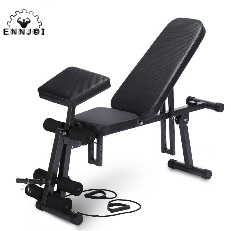 Adjustable Sit Up Weight Bench Comfortable Stable Durable Multi-functional Fitness Workout Bench Exercise Training