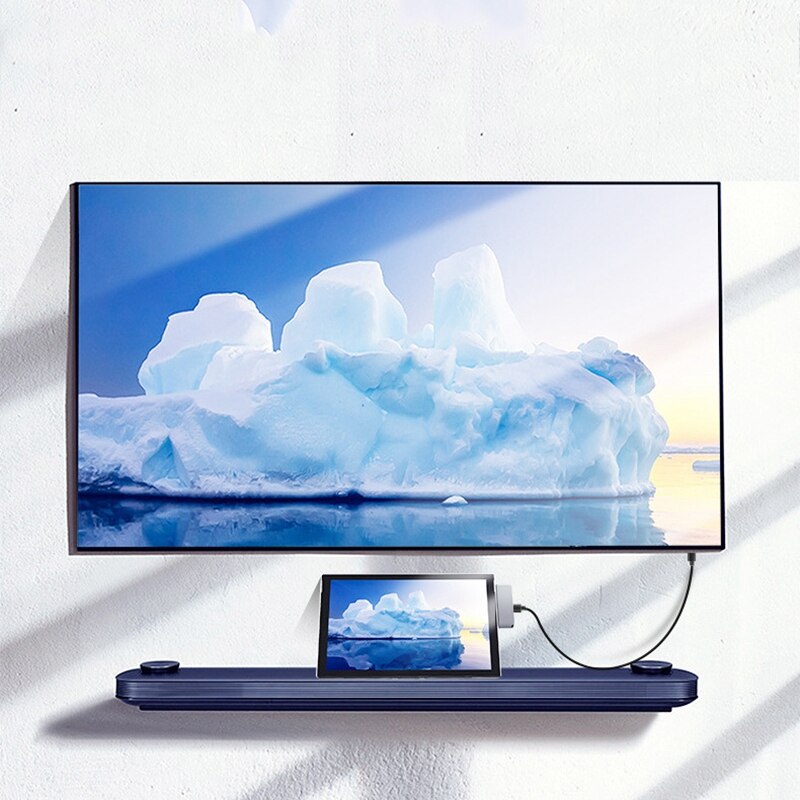 6 in 1 USB Laptop Docking Station 4K HDMI Gigabit Ethernet Adapter SD/TF Charge Docking Station For Surface Go