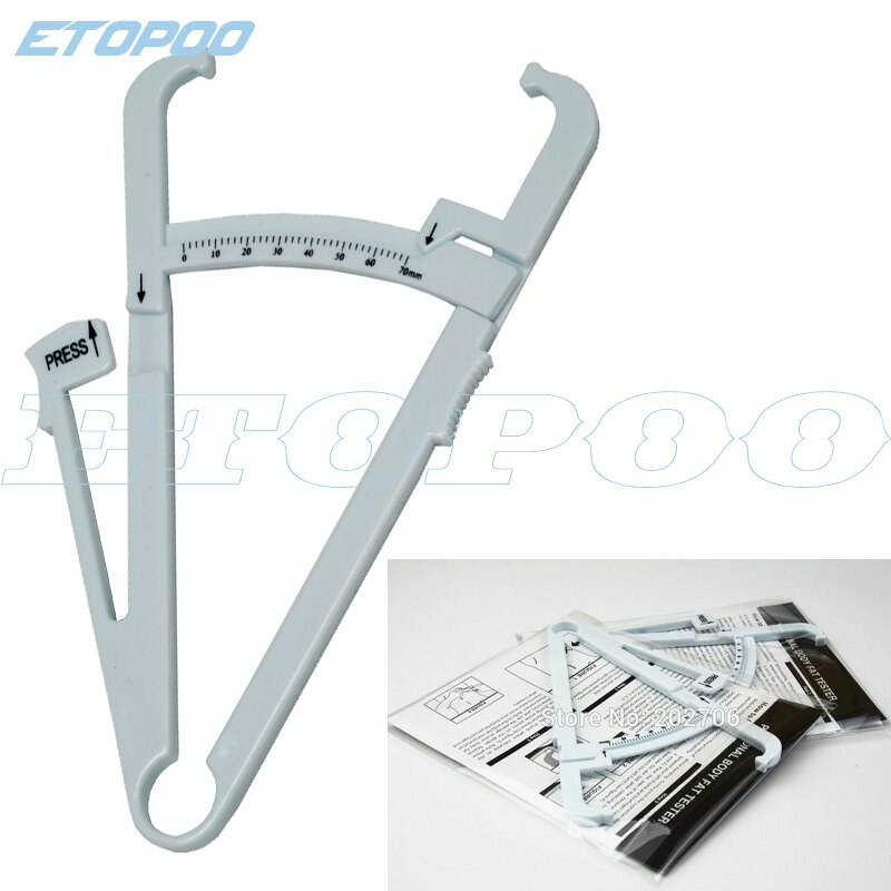 Personal Body Fat Testers skinfold caliper body fat caliper Analyzer Measure Charts Fitness Keep Health Slim