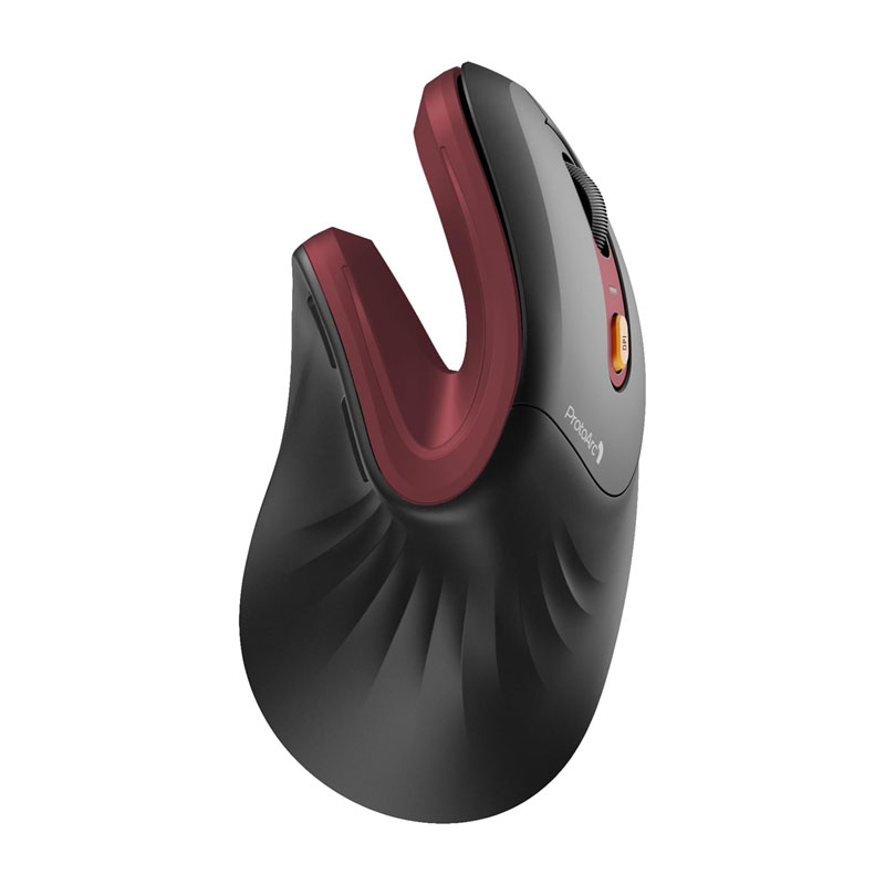 ProtoArc Ergonomische Maus em11 NL BT Wiederaufladbare kabellose vertikale Maus 2,4 GHz optische Mäbenutzen für Fenster, Mac OS: verrotten