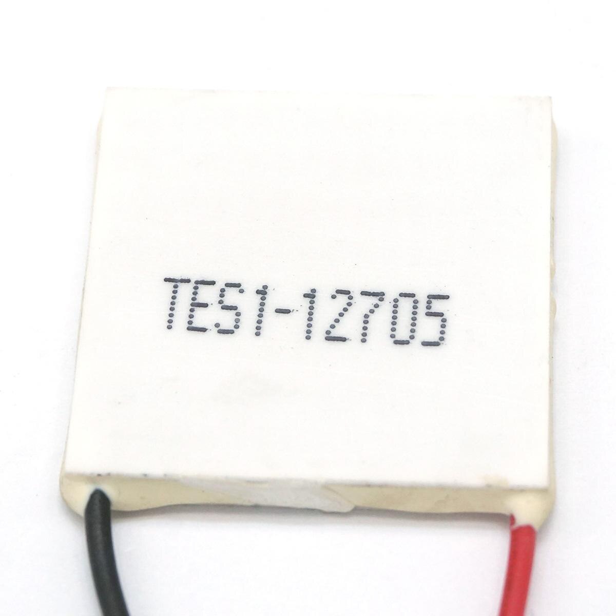 Tes 1-12705 jäähdytyselementin termosähköinen jäähdytin peltier -jäähdytyslevy 12v 5a 30 x 30mm jäähdytysmoduuli