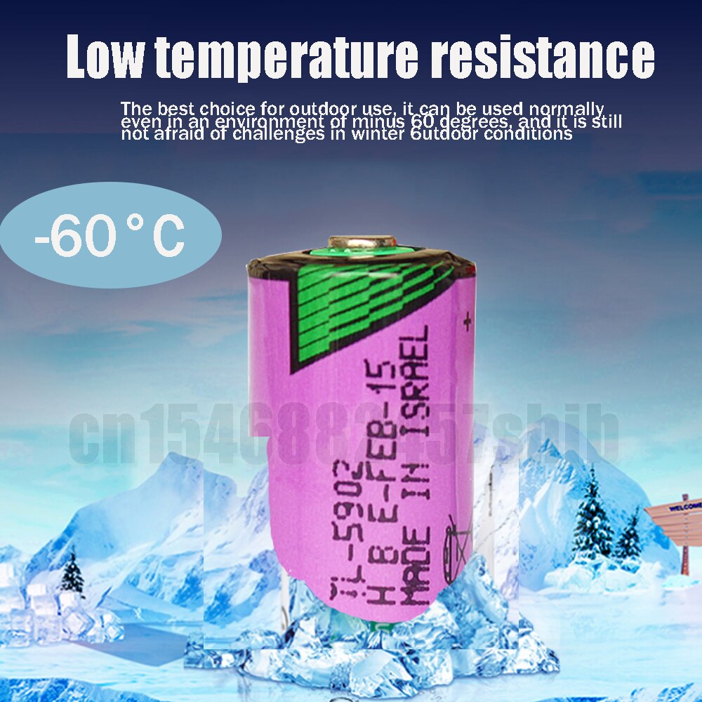 2pcs 3.6V Original For TADIRAN TL-5902 1/2AA ER14250 14250 LS14250 SL350 Primary Lithium Battery For CNC Machine PLC Equipment