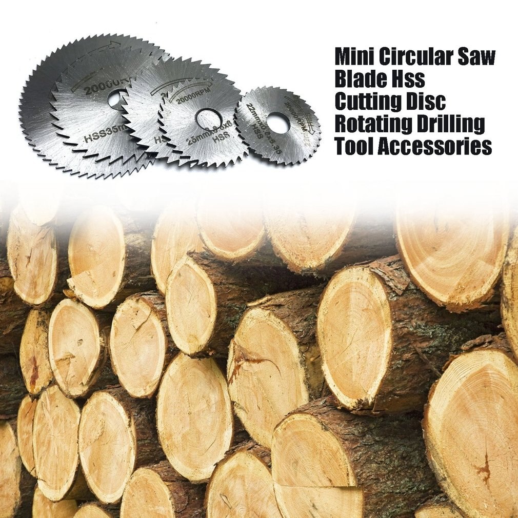 Mini Cirkelzaagblad Hss Snijden Disc Roterende Boren Tool Accessoires Voor Hout Kunststof En Aluminium