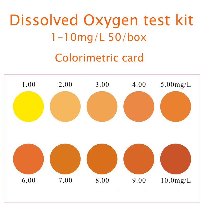 Hiigh accuracy dissolved oxygen in water test kit with factory price