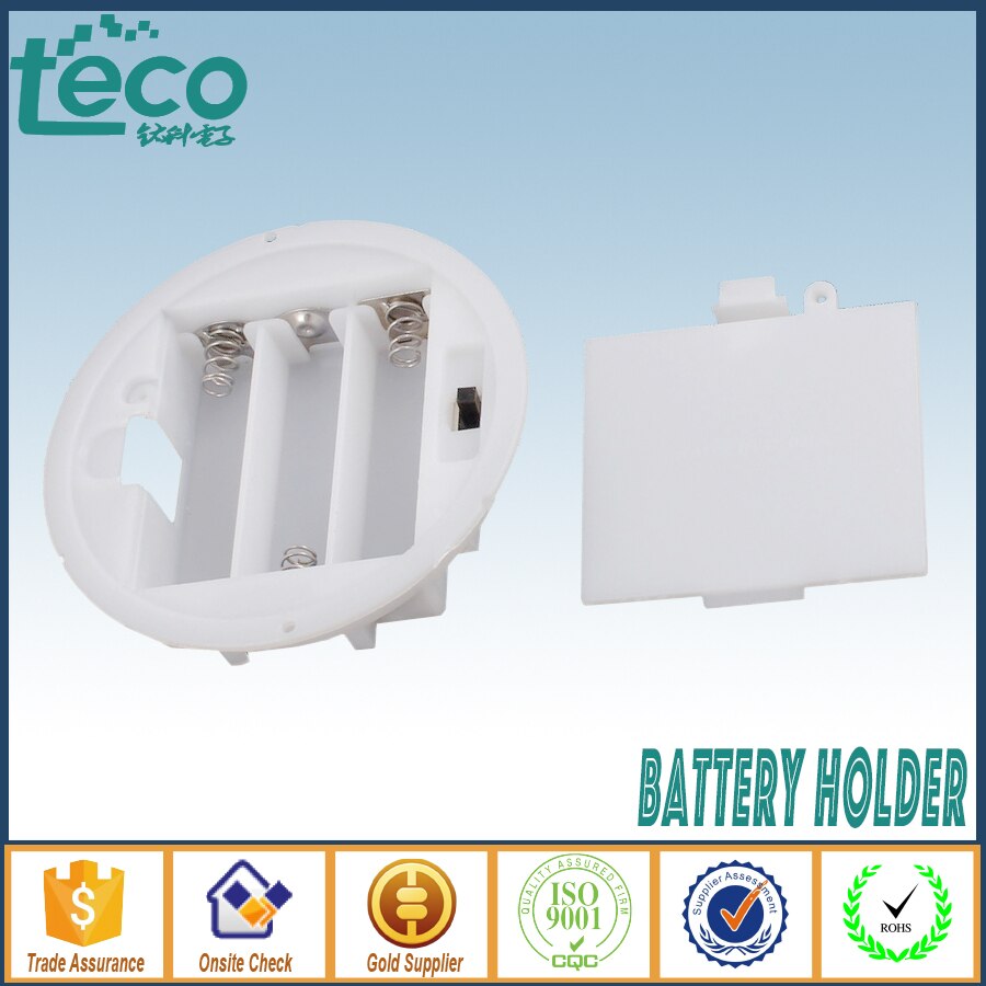 1 teile/los 3 aa runde batterie halter mit abdeckung & schalter batterie fall tbh -2a-3f