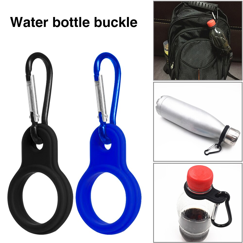 Siliconen Sport Waterkoker Gesp Haak Outdoor Klimmen Bidonhouder Karabijnhaak Camping Wandelen Gereedschap