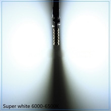 2 Stuks Auto Licht H3 Led Cob 6500K Lamp Drl Fog Rijden Universal White 24-SMD