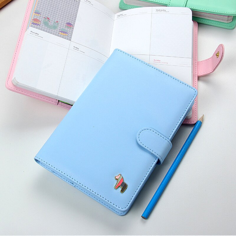 Carnet planificateur hebdomadaire doux sans limite d&#39;année, planificateur agenda pour étudiant, livre Pages en couleur, , fournitures scolaires,