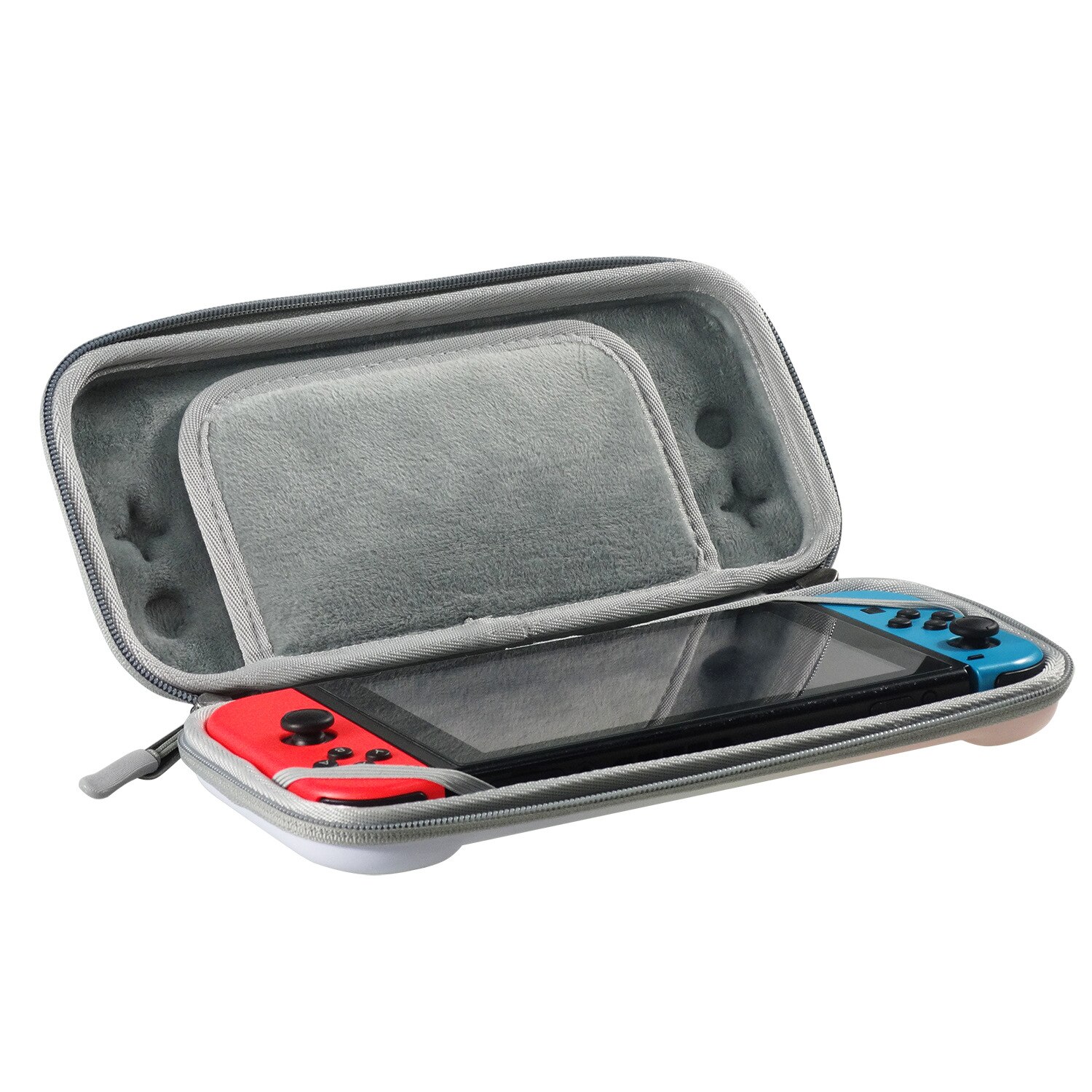 Tragbare, stoßfeste hartschalentasche für die nintendo switch lite spielkonsole – schutzhülle und aufbewahrungstasche