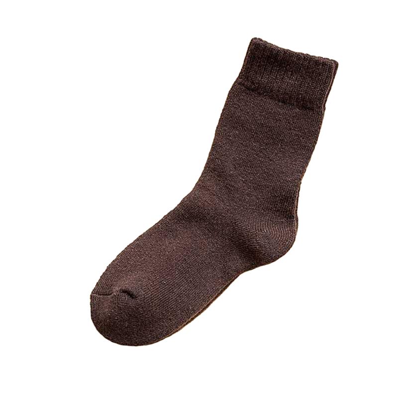 Mens Winter Extra Dikke Thermische Sport Mode Winter Boot Sokken: Coffee