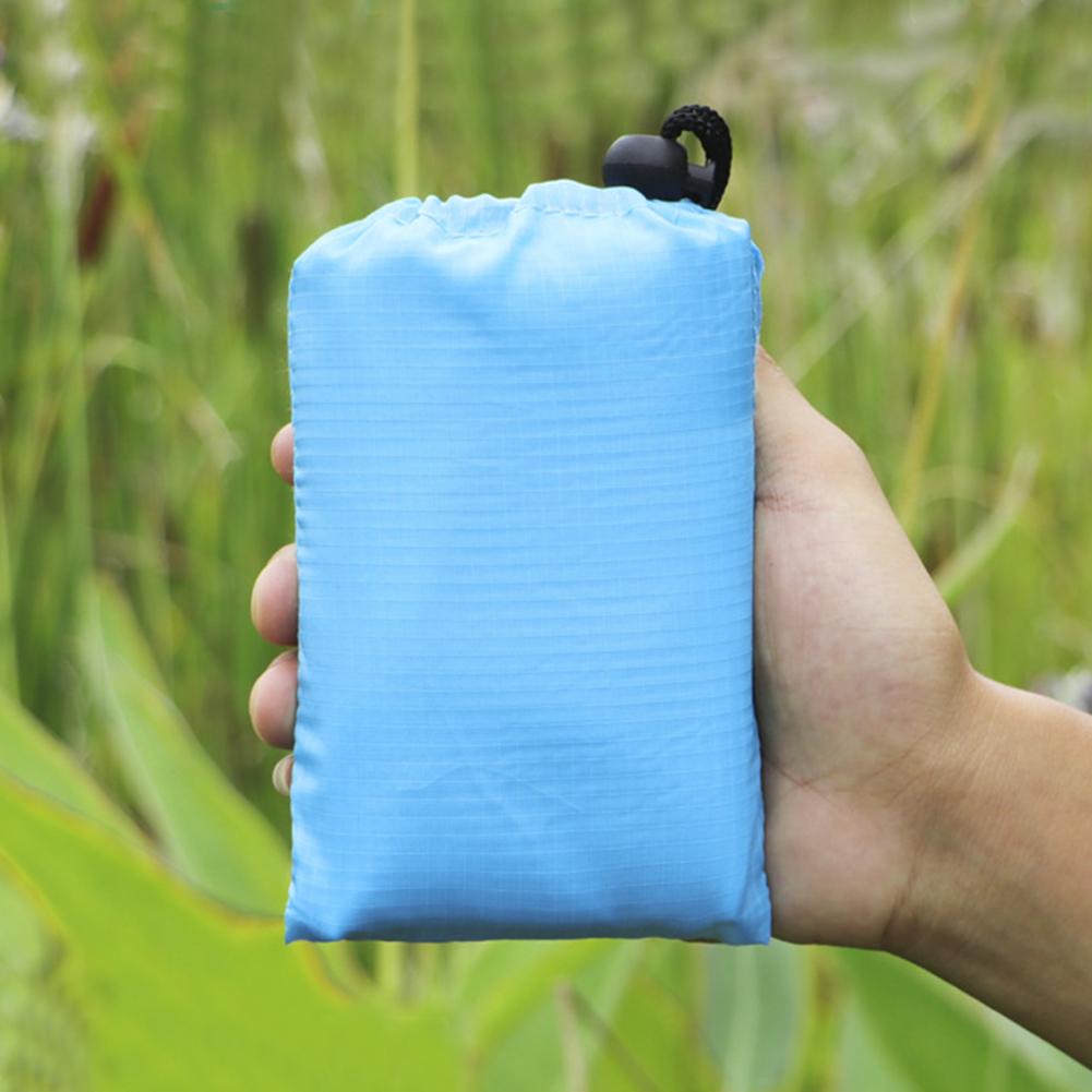 Mini esterilla portátil de bolsillo para acampar, impermeable, a prueba de humedad, para pícnic, plegable, para playa, escalada, para dormir
