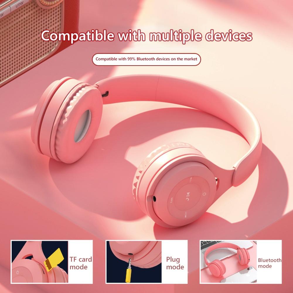 Y08 draadloze bluetooth hifi stereo over-ear hoofdtelefoon met microfoon