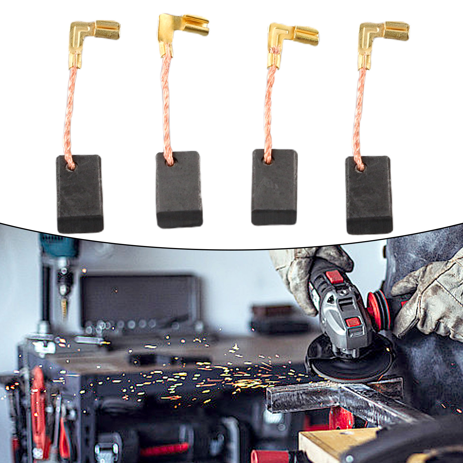 4 stücke für makita kohlebürsten für makita cb459 cb460 ga4530 ga4534 js1000 ga5030 winkels chl eifer bohrer graphit bürste