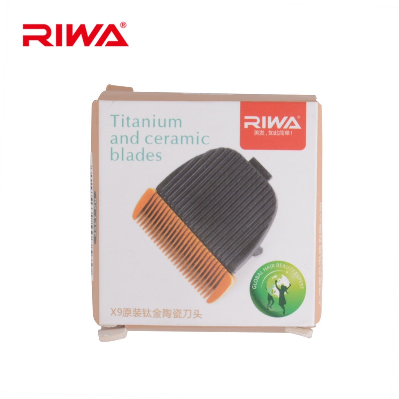 Riwa Titanium en Keramische Tondeuse Hoofd Blades voor X9