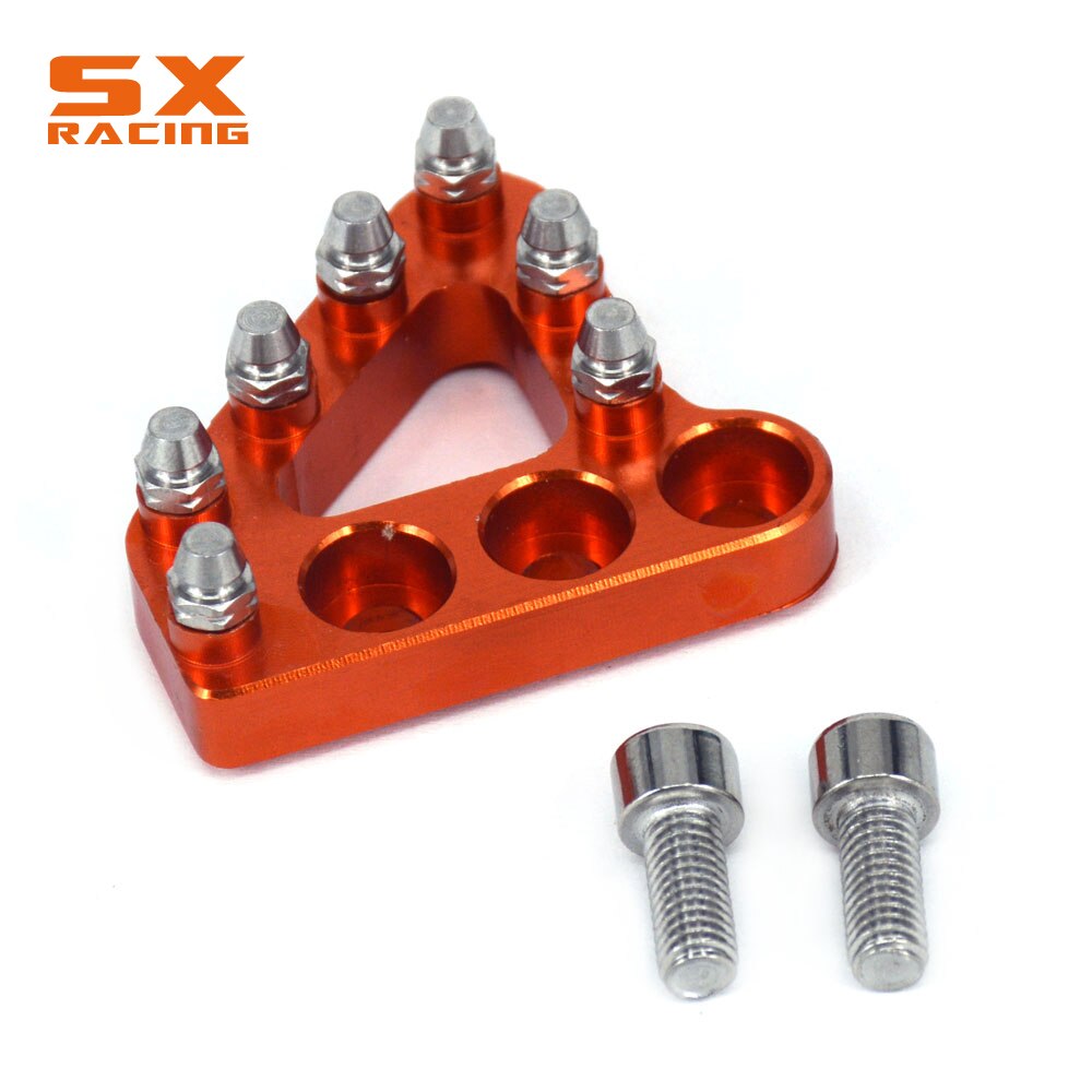 CNC Brake Pedal Step Plate Tips Gear Shifter Lever Shift Tip For KTM EXC EXCF SX SXF SXS XC XCW XCF XCFW 125 150 250 350 450 530: SCT orange