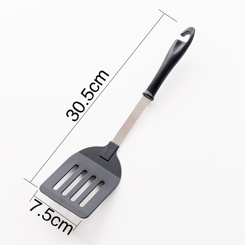 Silicone et acier inoxydable-sans danger pour les casseroles et casseroles-pinces de service, cuillère, outils de spatule, serveur de pâtes, louche, passoire, fouet: Vert armée