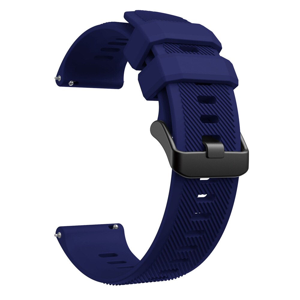 Voor Huami Amazfit GTR2 2e Gtr 47Mm Strap / Amazfit Stratos 2 3 Quick Release Siliconen Band Armband Horlogebanden polsband Correa: Midnight blue