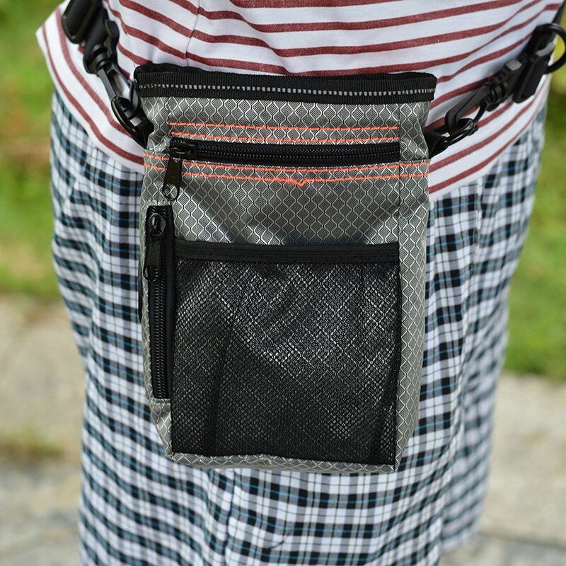 CAWAYI Zwinger Haustier Snack Taille Tasche Anzug Berufs Ausbildung Hund Katzen Tasche Ich bin Freien Tragbare Schüssel Müll Taschen Pfeife D2024