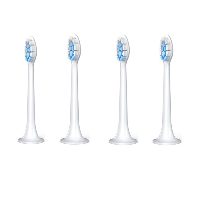 1-4pcs For Xiaomi Sonic Electric Toothbrush Heads T300 T500 T700 Ultrasonic 3D High-density Replacement Tooth Brush Heads: 4pcs LanBai