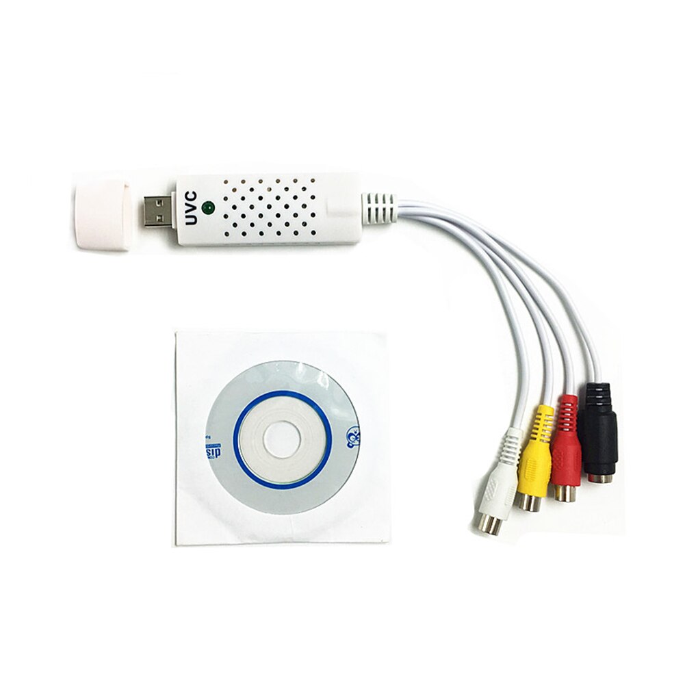 Audio Capture Card Device USB 2.0 Video VHS to DVD Household TV Video Watching Supply Adapter for Win XP 2000 Vista