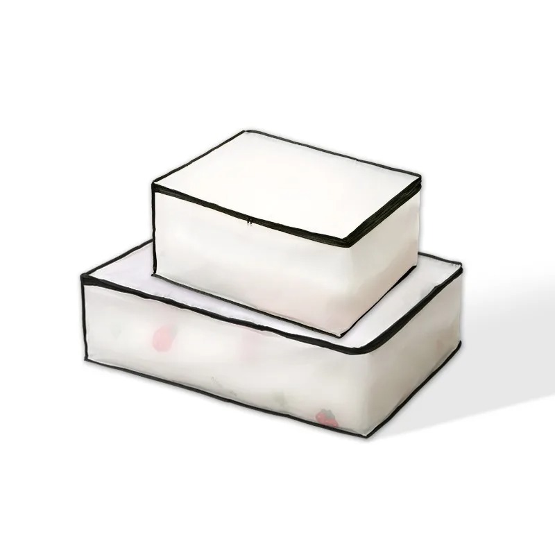 Underbed Storage Bag Foldable Quilt Bag Wardrobe Clothes Storage Box Dustproof Organizer Large Capacity Quilt Storage Bag