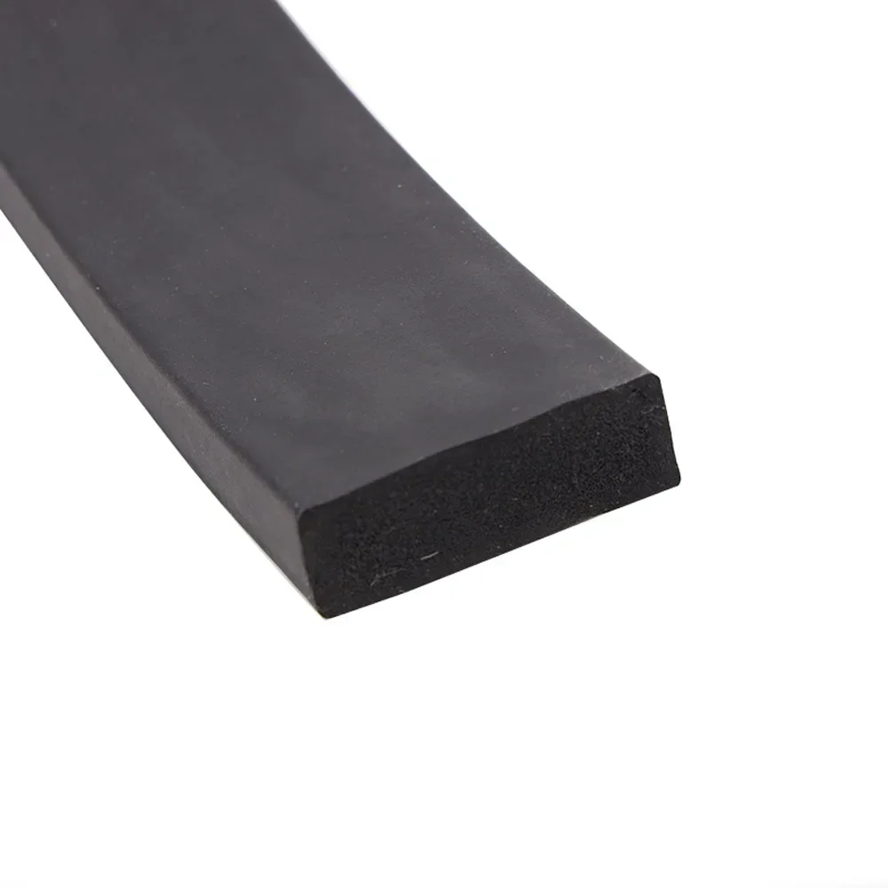 Zwarte Epdm Rubber Foam Afdichting Strip Kast Deur Afdichting Vierkante Spons Pakking Dikte 3/5/10Mm Breedte 5/10/15/20/25/30/35/40/