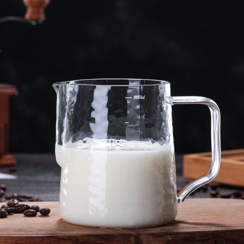 500Ml Glazen Maatbeker Dikker Opschuimen Werper Cup Espresso Koffie Melk Maatbeker Voor Diy Bakken Keuken Accessoires