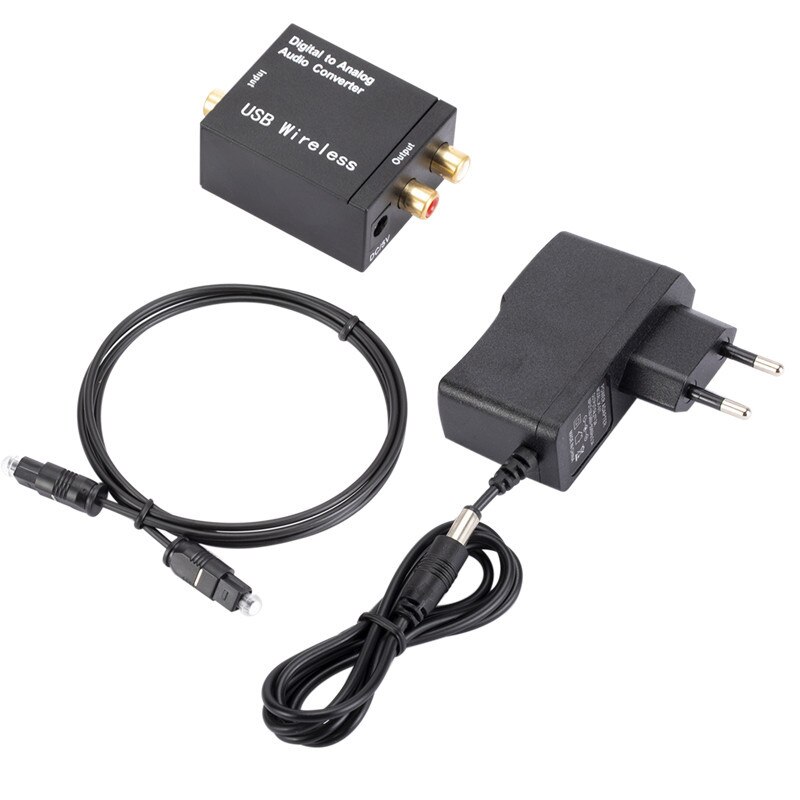 Digitale Audio Analoog Converter Bluetooth-Adapter Optical Fiber Toslink Coaxiale Signaal Naar Rca R/L Audio Decoder dac Versterker: Type 4