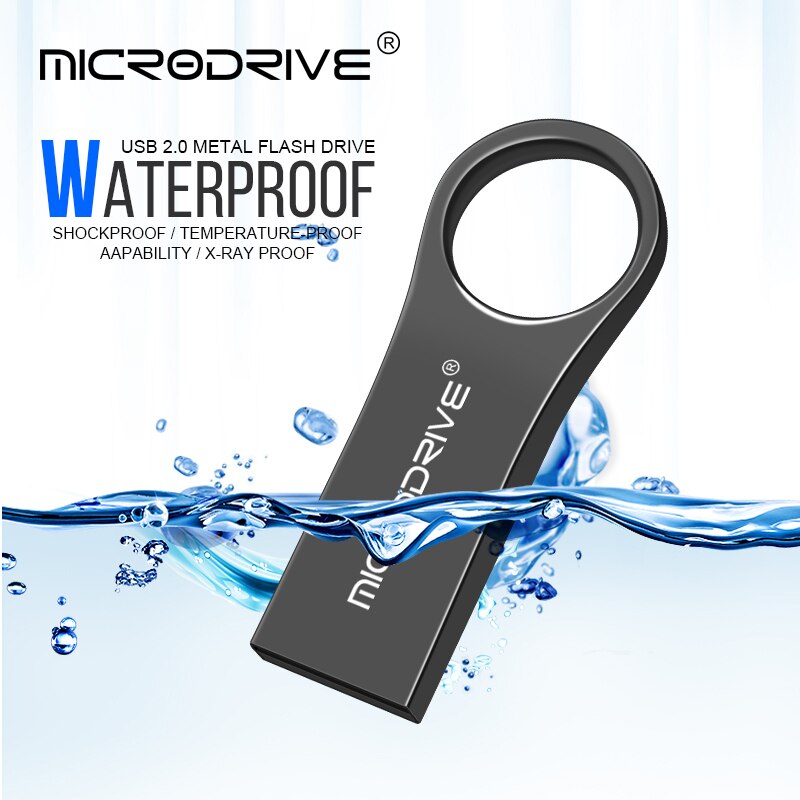 Chiavetta USB in metallo chiavetta USB ad alta velocità chiavetta USB da 32GB chiavetta USB da 16GB impermeabile da 64GB