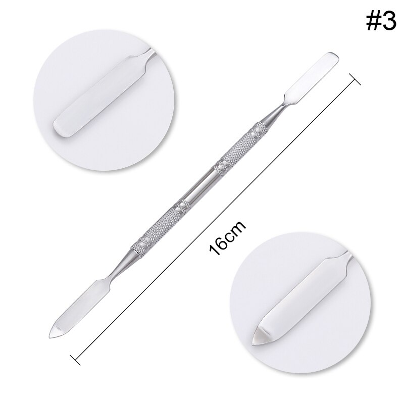 1 pc dobbelt-endede kvarts scrubs negle neglebånd pusher sten pen gryn død hud remover trimmer negle kunst plejeværktøj