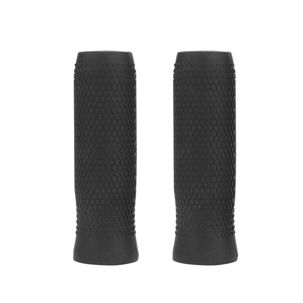 2pcs Electric Scooter Grip Non-slip Silicone Cover for Ninebot ES1 Black