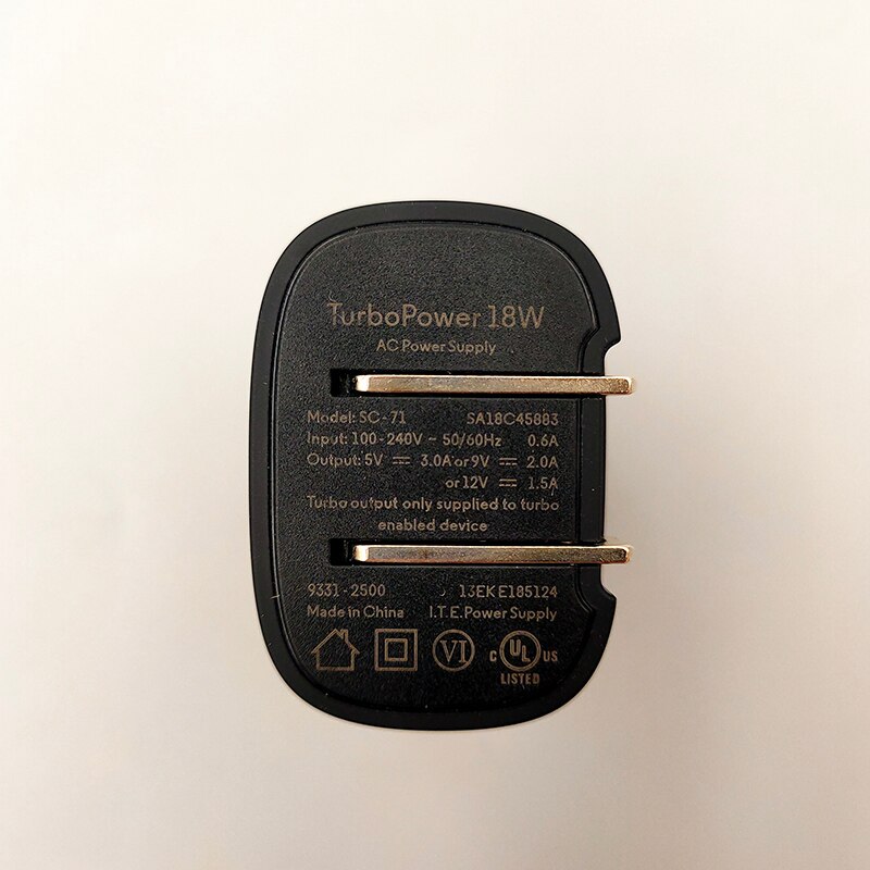 12v 1.5A caricabatterie rapido Turbo Power 18w adattatore rapido cavo dati USB C per Motorola Moto G/G5 Plus/G9/Edge +/Edge S 5G/z3 Sony OPPO