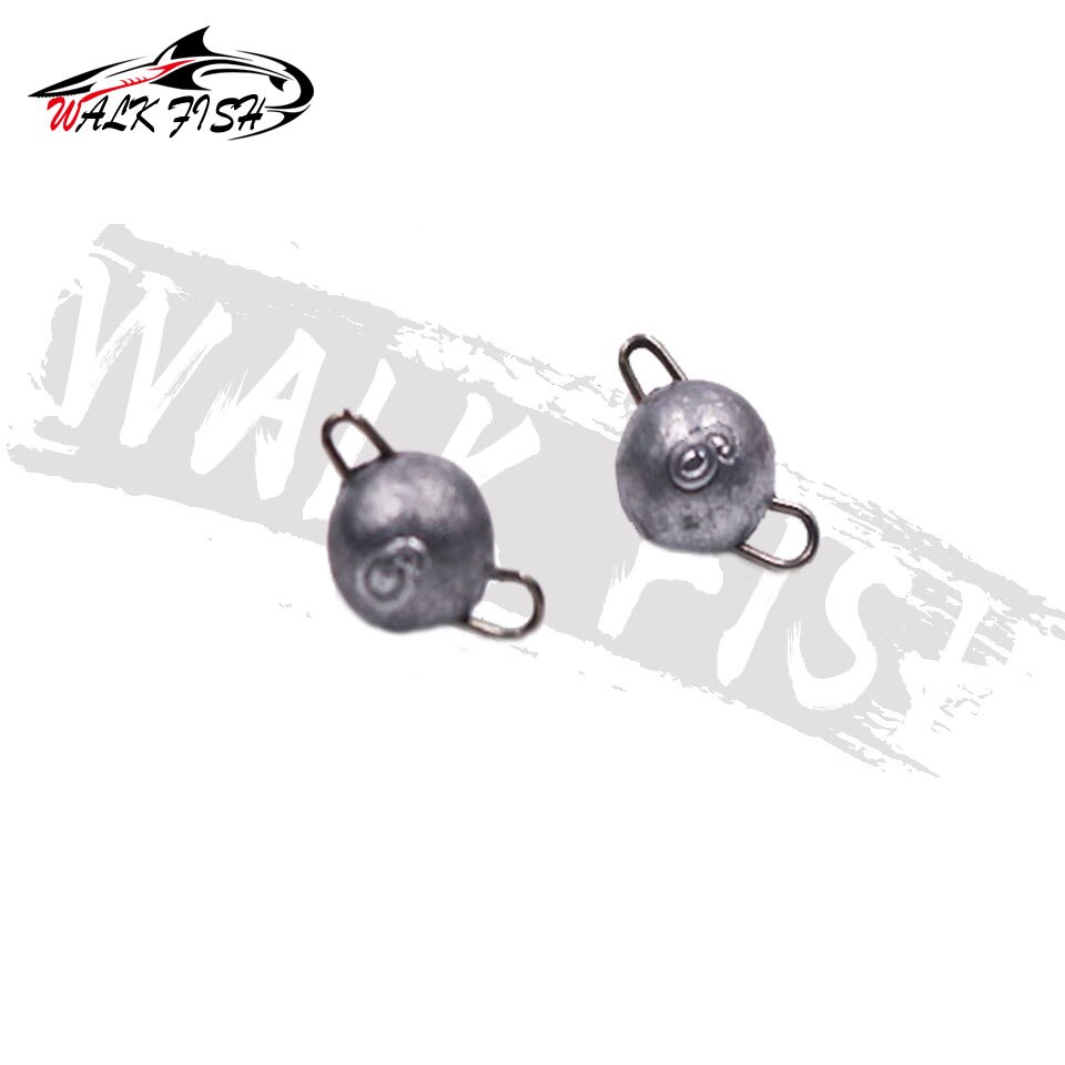 SPAZIERGANG FISCH 5 Teile/los Jig Kopf Kugel Gewichte Weicher Köder Gruppe 2g-18g Haken Verschärft Angeln Cheburashka platinen Angeln Zubehör