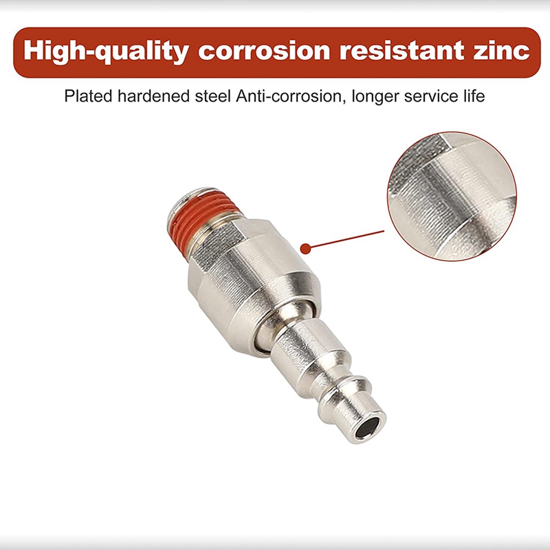 1/4 Inch Swivel Air Plug, Air Tool Fittings, 1/4 Inch NPT Male Industrial Swivel Plug, 1/4 Inch Air Fittings And Plug