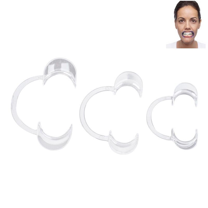 Ouvre-bouche dentaire en forme de C, 20 pièces, outil de dentiste, gag dans la bouche, écarteur de joues, épandeur de bouche, lèvres, nettoyage buccal