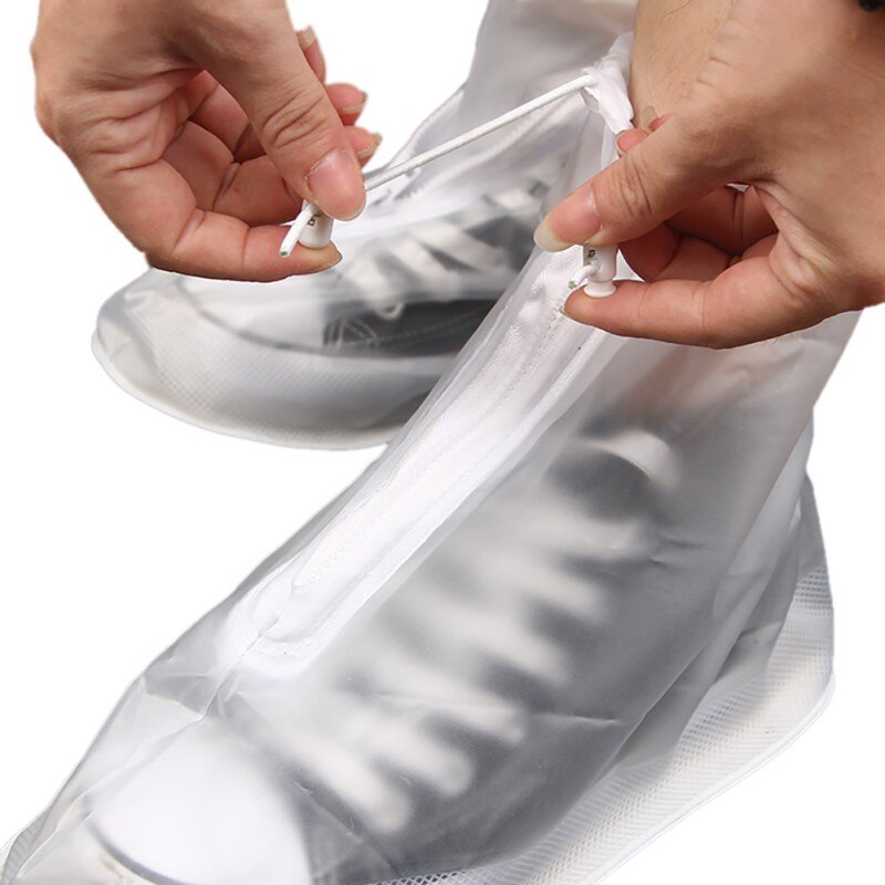 Protector impermeable reutilizable para zapatos, funda para Botas de lluvia, plataforma antideslizante, para días de lluvia, Unisex