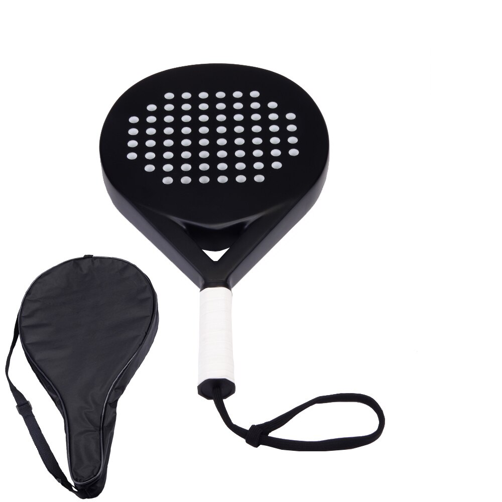Hiilikuitu padel tennismaila tennis tennismaila padel tennismaila padel laukku puhdas musta tennis mailat