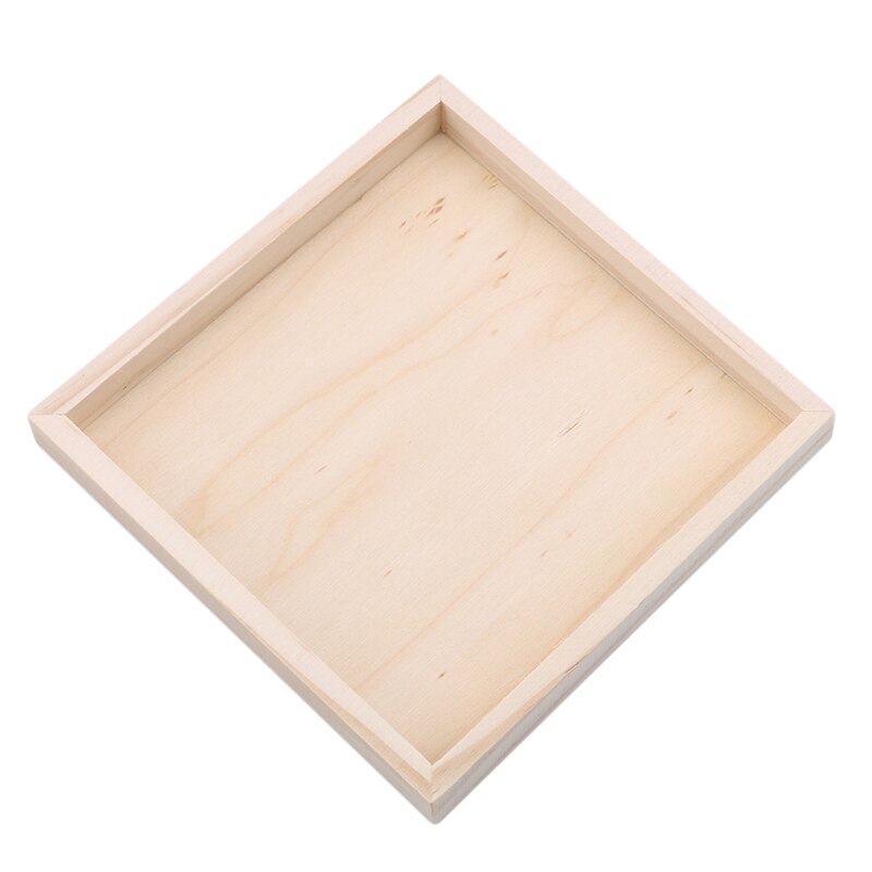 Collectie 1 Pcs Houten Plaat Voor Zeszijdige Schilderen Gebouw Puzzel Houten Pallet 12Cm X 12Cm Educatief Ontwikkeling Speelgoed