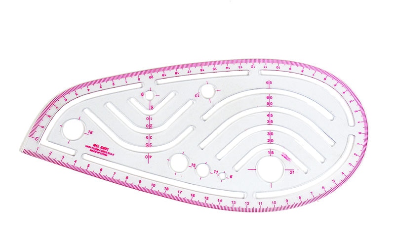 2x Patchwork Lineale - Transparente Näh- & Schneidehilfen