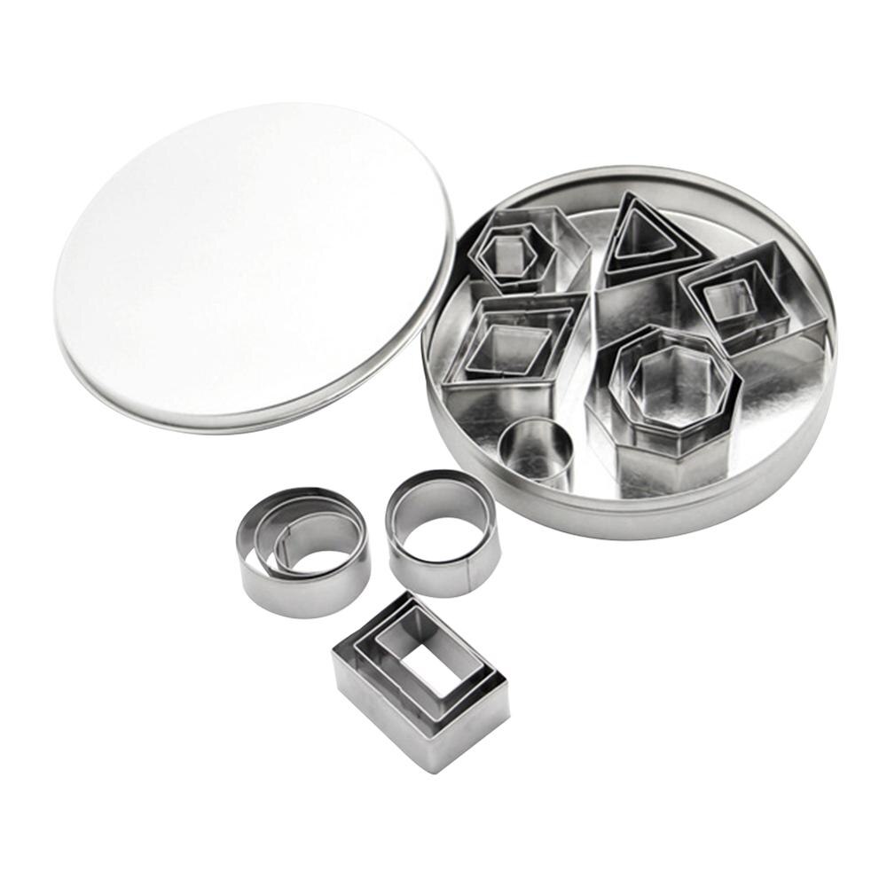 Mini Cookie Cutters Set-24 Pieces Of Stainless Steel Cake Molds,Children's DIY Biscuit Mold (Pastry,Dough,Pies,Fondant,Clay)
