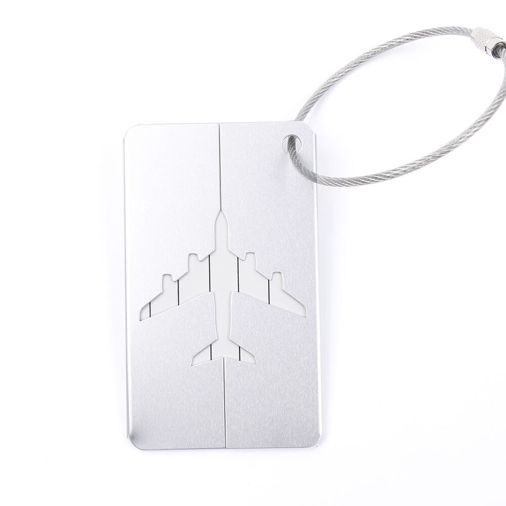 Cute Luggage Tag Travel Luggage Label Straps Suitcase Luggage Tags Luggage&bags Accessories: silver