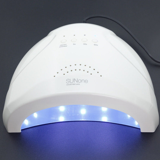 SAMVI SUNone UV LED Nail Lamp 48W Nail Dryer White Light UV LED Gel Machine: White