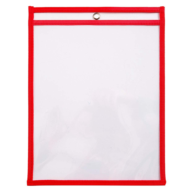 30 poches effaçables à sec multicolores, surdimensionnées 10X13 poches, parfaites pour l'organisation de la classe, poches effaçables à sec réutilisables, T