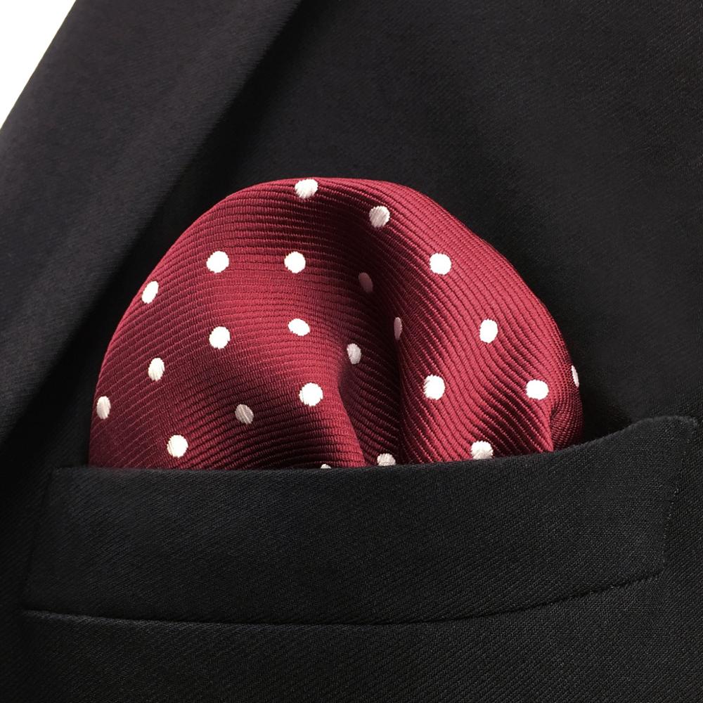 S15 Stippen Maroon Rood Wit Stropdassen Voor Mannen Zijde Bruiloft Stropdassen Extra Lange 63 &quot;160Cm Slanke Gravatas Mode