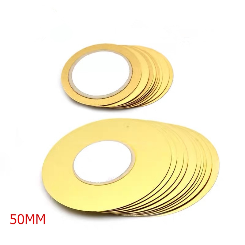 10 Stks/partij 50Mm Piëzo Piëzo Keramische Wafer Plaat Buzzer Luidspreker Dia 50Mm Voor Diy Piezo Keramische