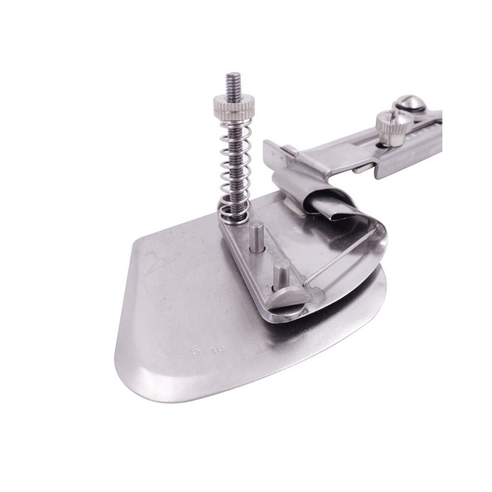 6-12mm Hemming Folder Universal Rubber String Elastic Band Curved Edging Roll Rubber Curling Clipping Sewing Machine Presser